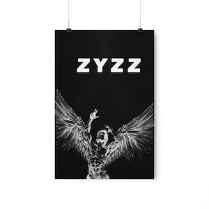 Zyzz Black and White Poster | Premium Quality Bodybuilding Poster |