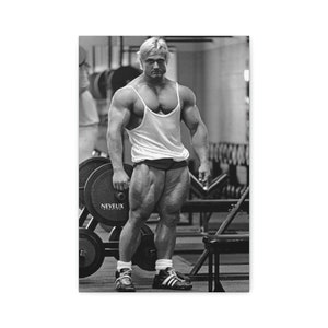 Tom Platz, the Golden Eagle, Black and White Canvas Poster Premium