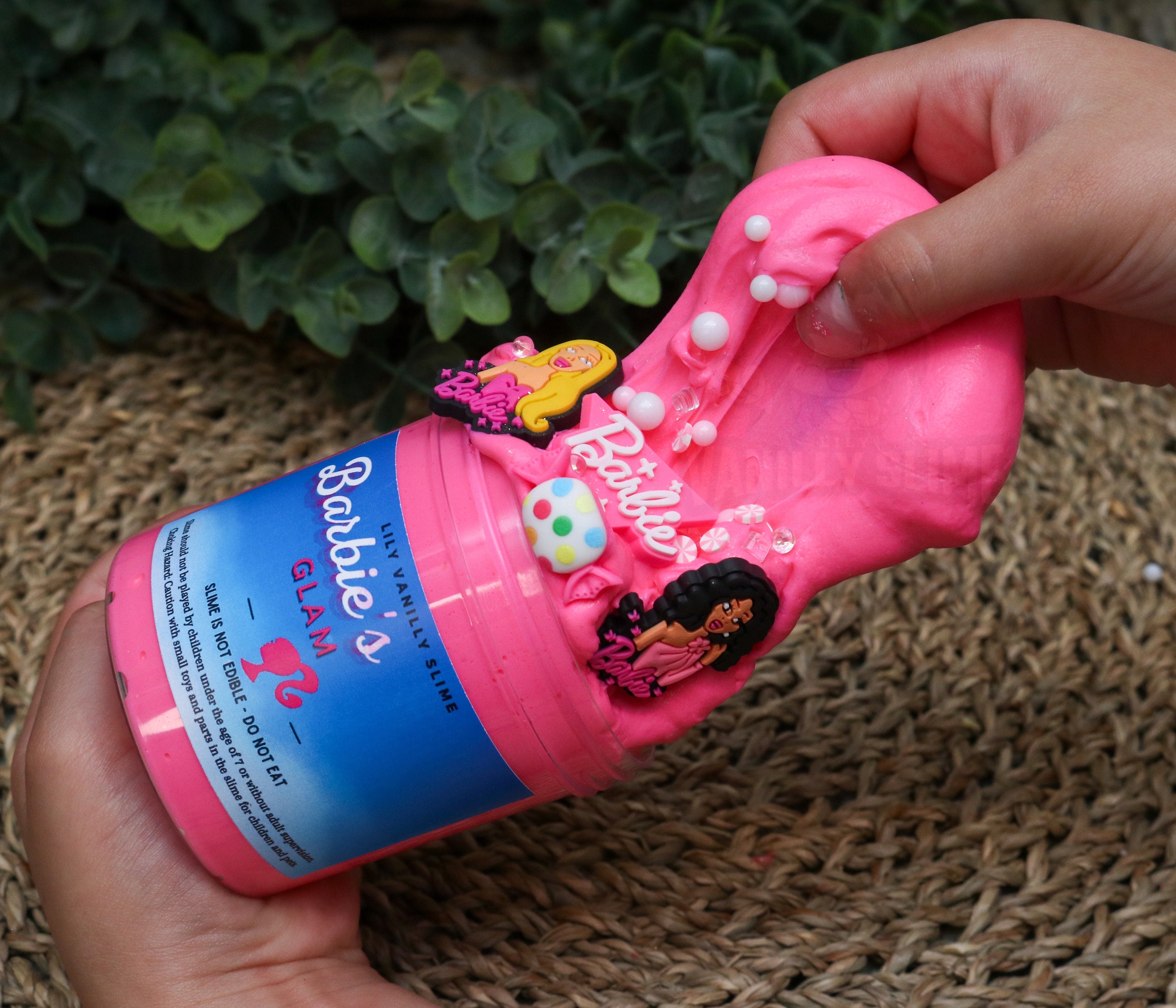 Barbie Butter Slime, Barbie Party, Barbie Movie, Slime Shop, Barbie Gifts,  Lawn Games, Sensory Bin, Slime Play, Pink Slime 