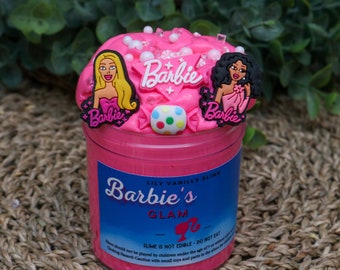 Barbie Butter Slime, Barbie Party, Barbie Movie, Slime Shop, Barbie Gifts,  Lawn Games, Sensory Bin, Slime Play, Pink Slime 