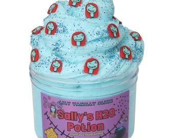 Sally Cloud Slime, Fluffy H2O Potion, Green Apple Scented
