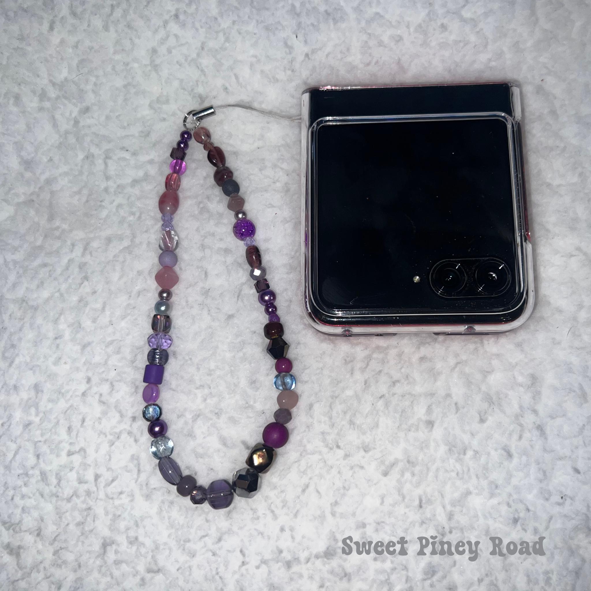 Cordino per telefono Collana lunga a tracolla Catena con perline in plastica con perline a mano Borsa con clip universale anti-smarrimento per custodia del telefono  202192403