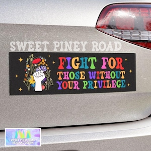 Magnete per auto "Lotta per chi non ti ama", magnete per auto "Attivismo", regalo per l'emancipazione, adesivo per i diritti umani di Ruth Bader Ginsburg, auto di protesta