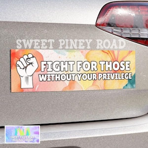 Magnete per auto "Lotta per chi non ti ama", magnete per auto "Attivismo", regalo per l'emancipazione, adesivo per i diritti umani di Ruth Bader Ginsburg, auto di protesta