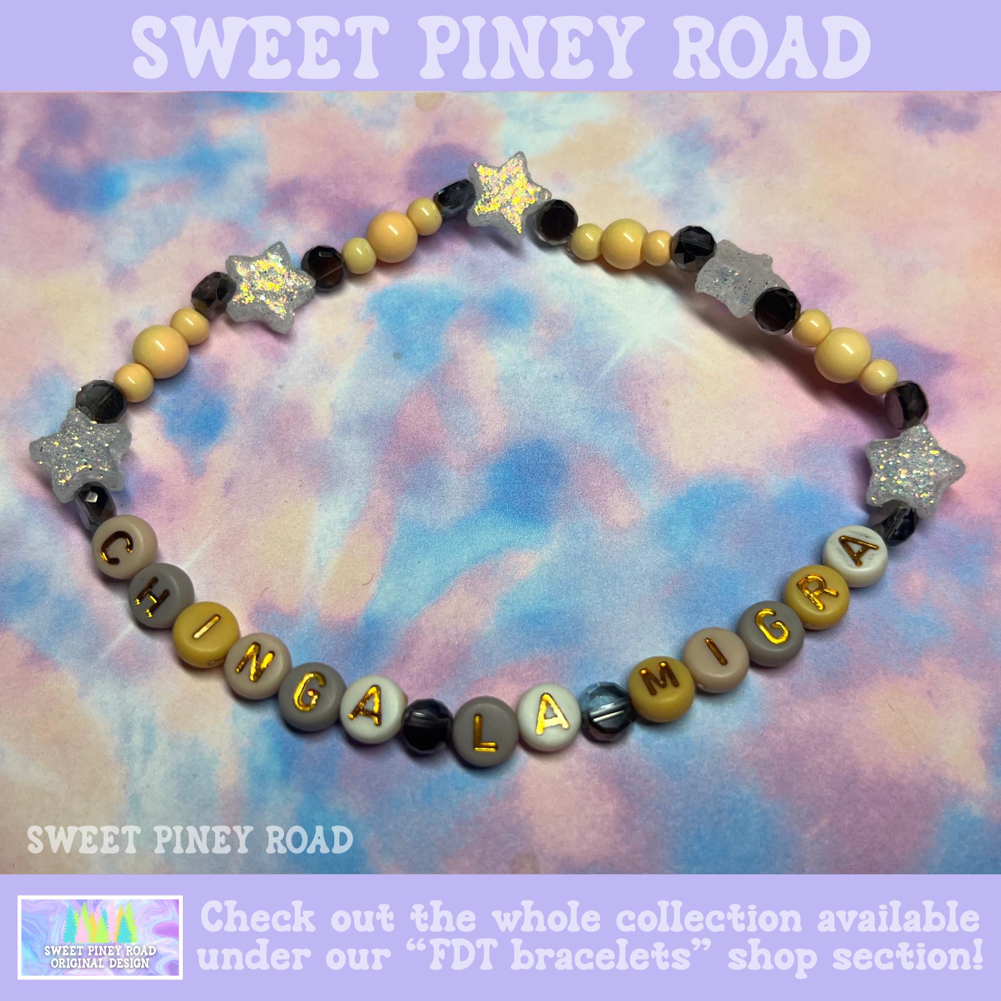 Sparkly Rights Chinga La Migra Bracelet, Star Sparkle Abolish ICE Accessory, Immigrant ...