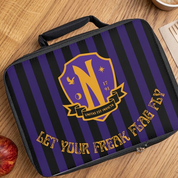 Wednesday Addams Lunch Bag Etsy