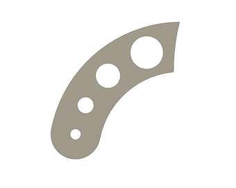 BBQ Pit Door Handle dxf file