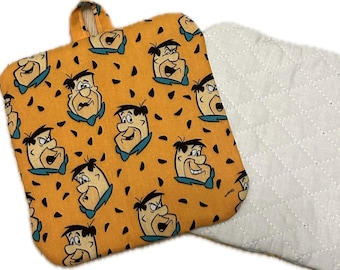 Fred Flintstone,  The Flintstones potholder, Trivet - Pot Holder Fred