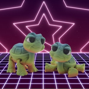 3D-Printed Turtle Figurines – Adorable Desk Buddies & Gifts | World Turtle Day Special