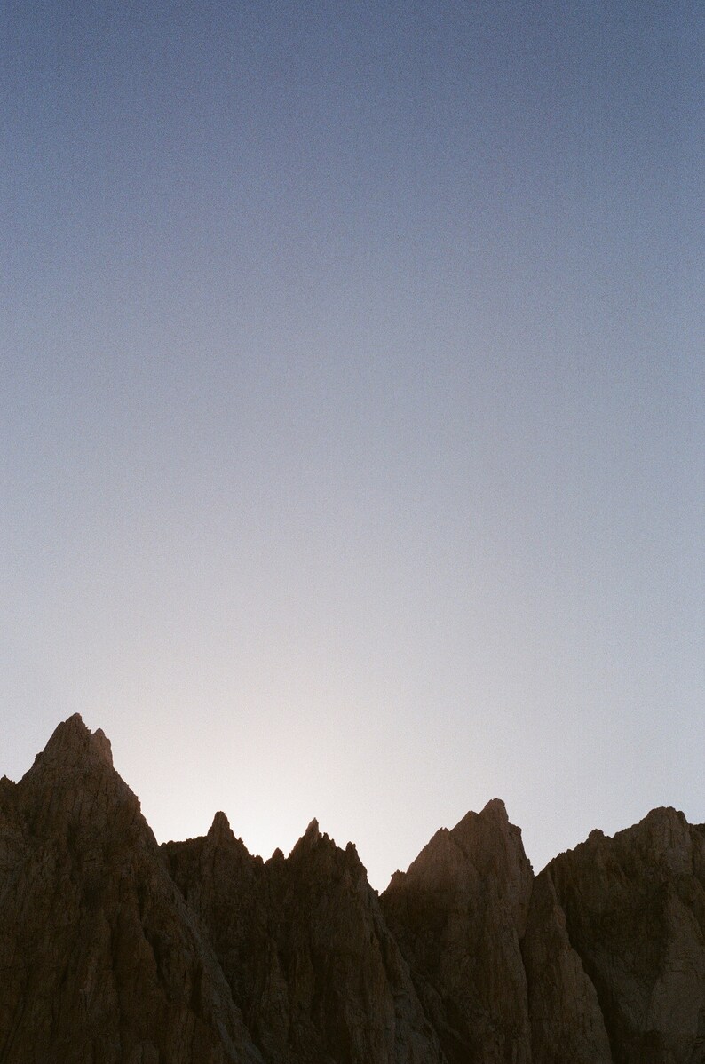 Printable Mount Whitney Film Photo, California Fourteener Mountain ...