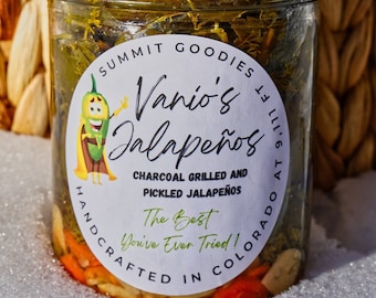 Charcoal Grilled Pickled Jalapeños, Spicy Homemade Peppers