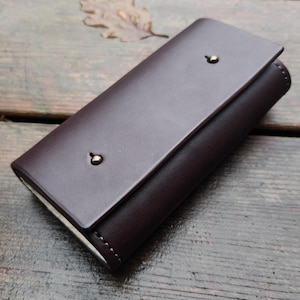 Cartera de cuero para moscas Steelhead
