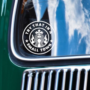 Starbucks Logo Parody - Zero Fucks - Middle Finger - Flipping Off - Funny -  Humor - Cafe - Coffee Sticker by rmbartill