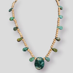Chrysocolla necklace
