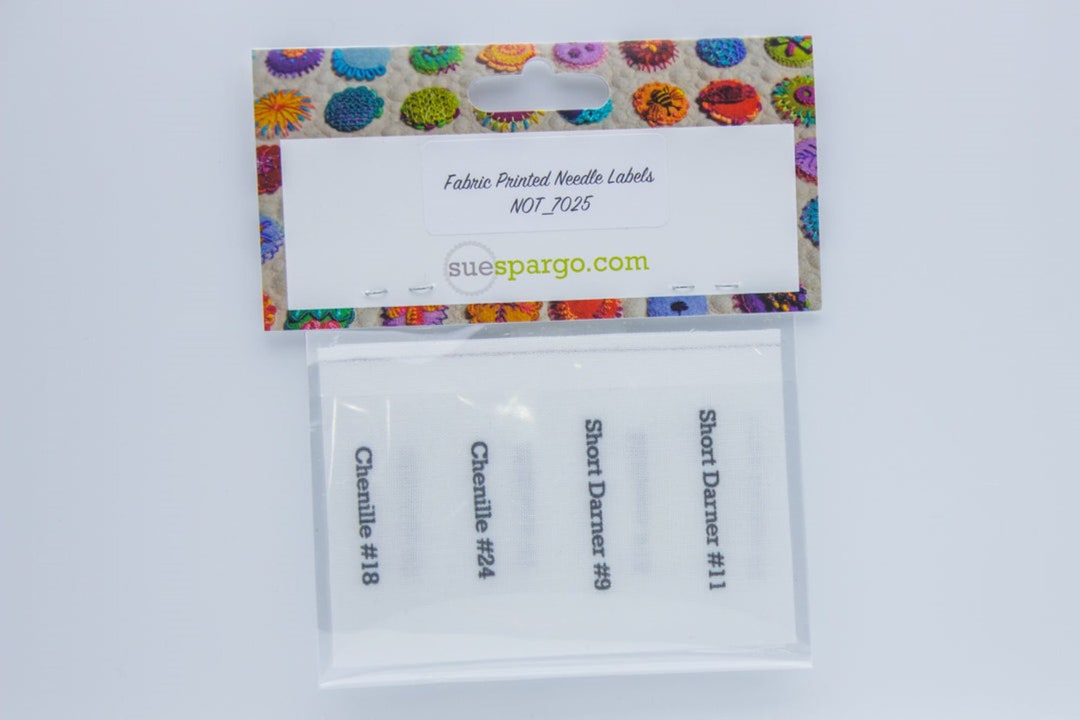 Fabric Printed Needle Labels - Sue Spargo - Etsy