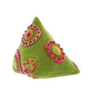Pyramid Pinnys No. 2  Pincushion Kit including Wool, Thread, Cotton by Sue Spargo