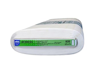 Entretela termoadhesiva Pellon 820 – Cuadrícula de acolchado de 45” de ancho – Se vende cortada a medida – Entretela para acolchado