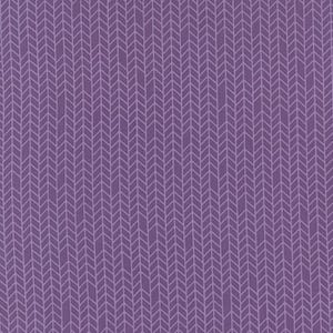 May include: A seamless pattern featuring a repeating chevron design in shades of purple. The pattern consists of rows of small, light purple chevrons against a darker purple background, creating a textured appearance. This design is suitable for fabric or wallpaper.