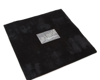 Grunge Basics - Pastel de capas junior (20) cuadrados de 25 x 25 cm - 30150JLC-99 Ónix - Moda Basic Fabrics - 100 % algodón de Quilt Store