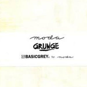 Grunge - Charm-pakket - basisgrijs voor Moda - (42) 5" x 5" vierkanten - 100% katoen