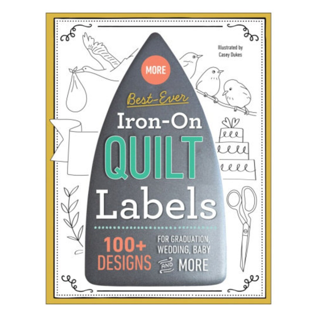 Bestever Ironon Quilt Labels 100 Designs Etsy