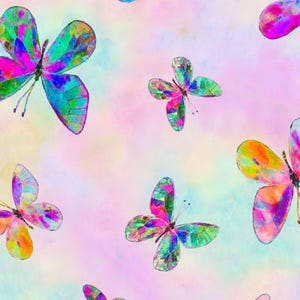 Butterfly Dreams-stof van P&B Textiles – #04360 – verkocht, gesneden op 1/2 meter – 100% katoenen quiltwinkelkwaliteit