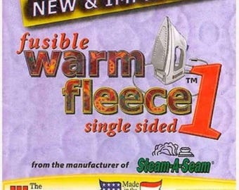 Warm Company Fleece Bügelbild 1891 - 1,14m Breite - Verkauft durch den 1/2 Yard - Quilt & Craft Stabilizer