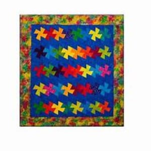 Twister Pattern - Twister Parade Quilt Pattern by Amy&#39;s Wagon Wheel Creations  AWWC17