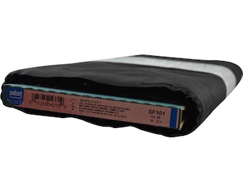 Pellon SF101 Shape-Flex geweven smeltbare voering: zwart – op maat verkocht – 20 inch breed – 100% katoen – voor quilts, tassen en kleding