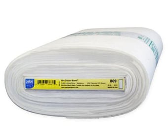 Pellon 809 Décor-Bond stevige opstrijkbare, smeltbare voering – op maat gesneden verkocht – 45 inch breed – Craft & Home Decor-stabilisator (UPC-075269037609)