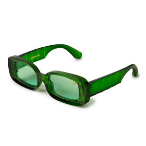 GREEN APPLE JELLYS | women glasses | outdoor glasses | green glasses | uv Protected lens | trendy Glasses | uv400 | beachwear| jellylens