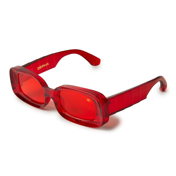 CHERRY JELLYS | women glasses | outdoor glasses | red glasses | uv Protected lens | trendy Glasses | uv400 | beachwear| jellylens | unique