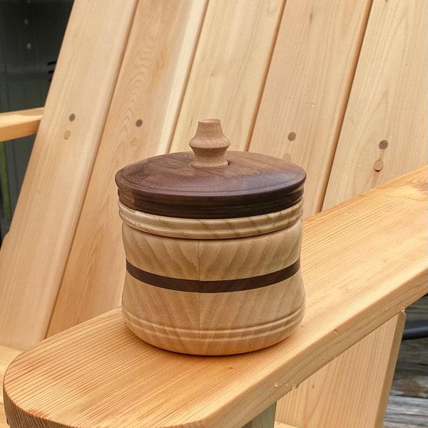 Lathe Turned Box Etsy