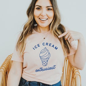 Funny Ice Cream T Shirt | Gift for Ice Cream Lover | Gag Gift for Friend Husband Wife