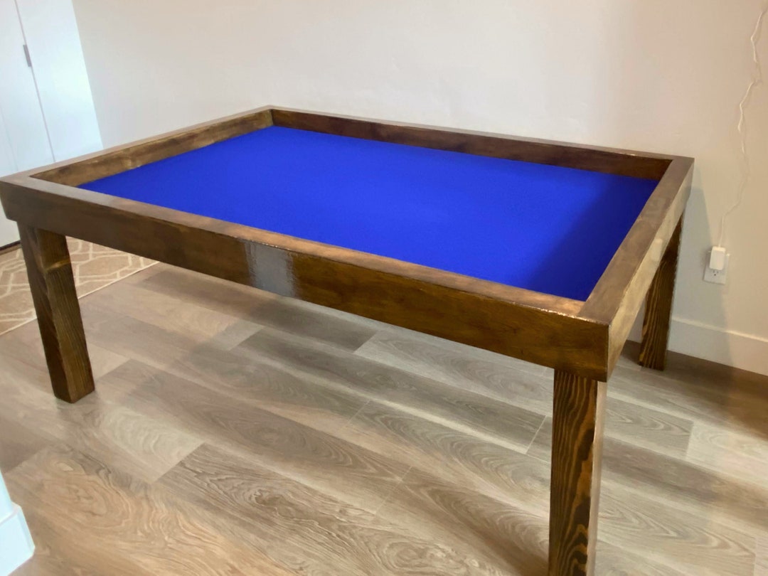 Oak Board Game Table Board Game Table With Removable Topper Etsy