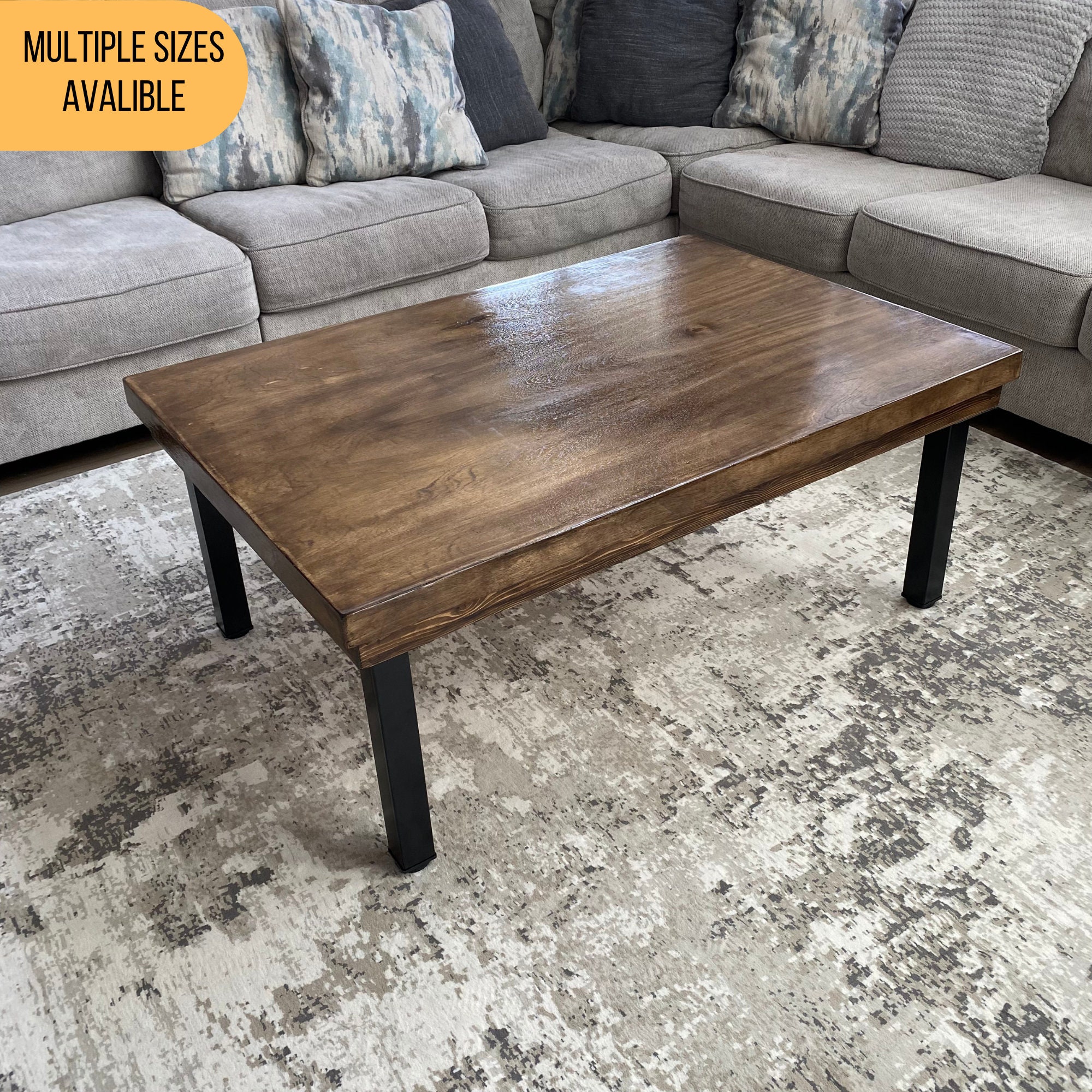 Board Game Coffee Table, Puzzle Table, Small Card Game Table, Rustic