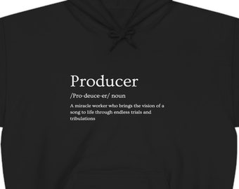 Die Definition eines Produzenten Hoodie