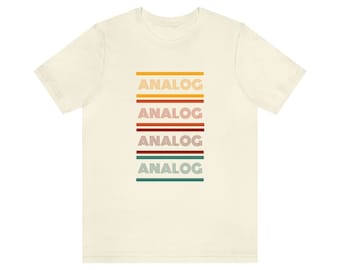 Analog Aufnahme Club T-Shirt: Retro-Synth Musik Shirt