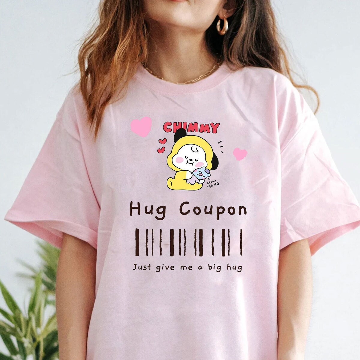 BT21 Chimmy Hug Mang Coupon Shirt/bts Merch/bts Kpop Etsy