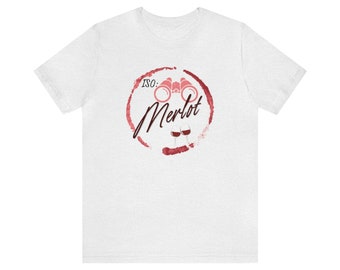 Maglietta a maniche corte in jersey unisex da donna Night Out di ISO In Search Of Merlot