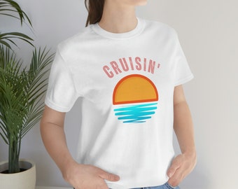 Cruisin' per l'estate T-shirt a maniche corte in jersey unisex