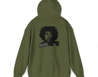 Felpa con cappuccio unisex Heavy Blend™ di Jimi Hendrix Rocks