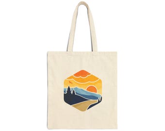 Reusable Cotton Canvas Tote Bag - Eco-Friendly Grocery Shopping
