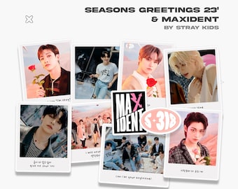stray kids stickers polaroid | skz stickers, stickers, skz, stray kids, kpop sticker, music sticker, maxident sticker, deco sticker