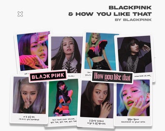 blackpink stickers polaroid | blackpink stickers, stickers, blackpink, kpop sticker, music sticker, how you like that sticker, deco sticker
