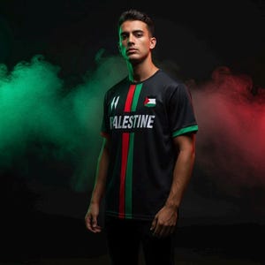 Palestine Soccer Jersey Palestine Football Shirt Free Palestine T-Shirt Custom Name Shirt Unisex Top