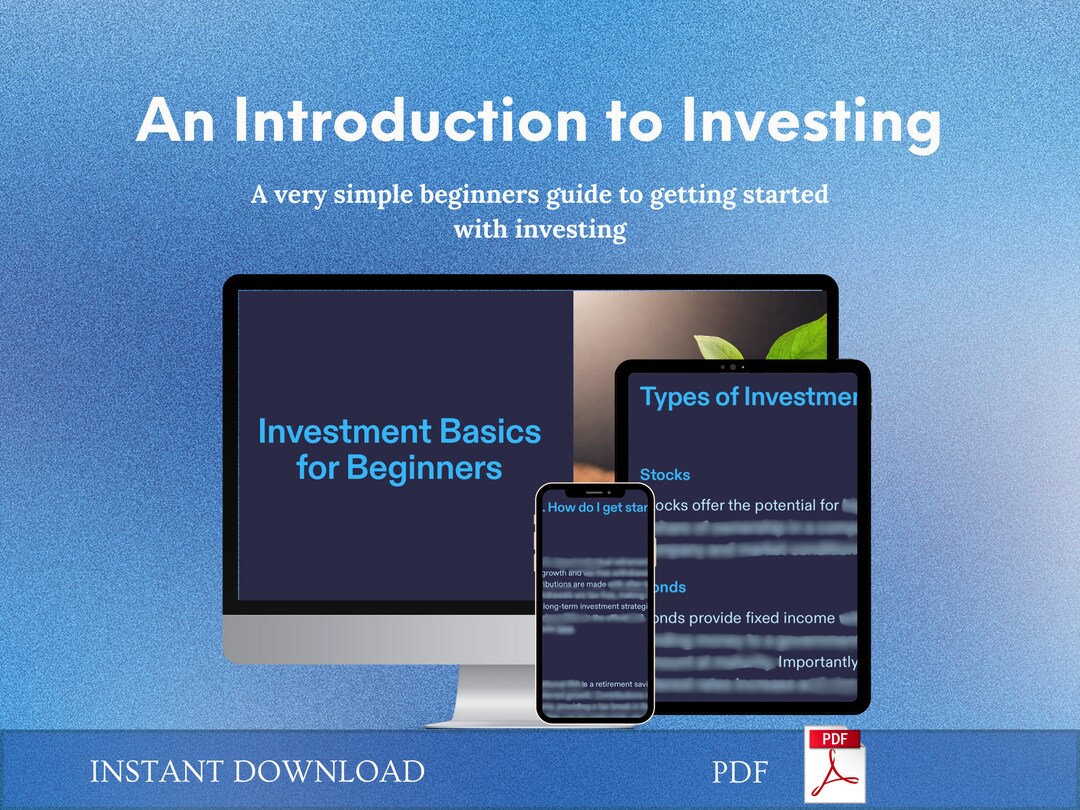 A Guide for Getting Started With Investing - Etsy