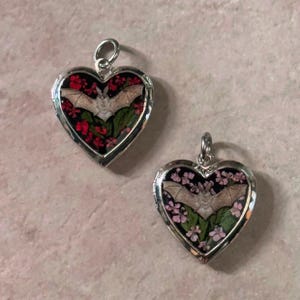 Valentines Bat Locket