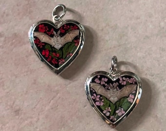 Valentines Bat Locket