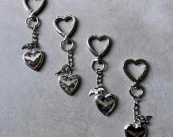 Bat Locket Keychain